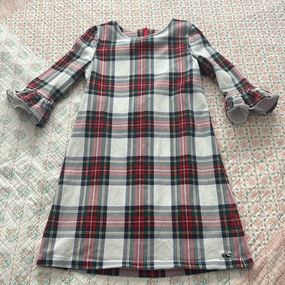 Girls Vinyard Vines Christmas Dress size small (7-8)